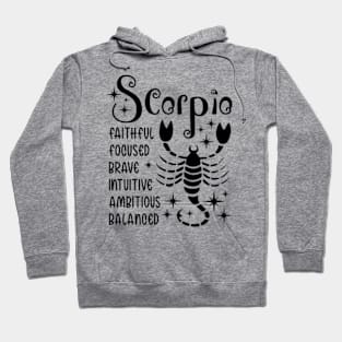 Zodiac Signs Scorpio Hoodie